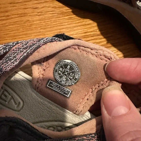 Keen Women's Gray and Pink Waterproof Sandals - Picture 5 of 5